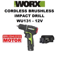 WORX 12V CORDLESS BRUSHLESS IMPACT DRILL WU131