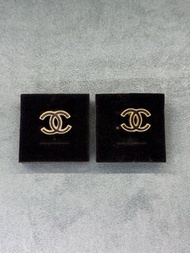 90%New二手Chanel clip earrings vintage耳夾式耳環