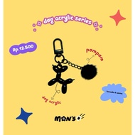 GANTUNGAN Dog Acrylic Keychain/Cute Keychain/ Keychain Cute Keychain