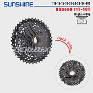 SUNSHINE MTB Cassette 8/9/10/11/12 for SHIMANO HG Structure or Speed 40/42/46/50/52T Black K7 Cass