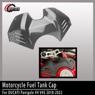 For DUCATI Panigale V4 V4S 2018-2022 Carbon Fiber Motorcycle Accessories Fuel Tank Battery Cover Air