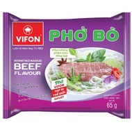 【1 Carton] Instant Rice Noodle Beef Flavor / Mee Rasa Lembu Vietnam 越南味豐越南牛肉粉 VIFON Pho Bo 30 Packs 