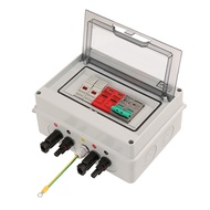 Full Copper Wire 1 in 1 Out DC 600V Photovoltaic Combiner Box Fuse MCB SPD Disconnect Switch for Sol