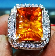 Batu permata natural madeira citrine
