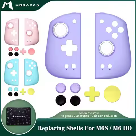 MOBAPAD M6S / M6 HD Gemini 2 Game Controller Panels Cover，For Ninteno Switch / Switch OLED Left and 