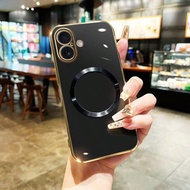 เคสโทรศัพท์สีมาการองแฟชั่นแม่เหล็ก ใช้ได้กับ IPhone 16/15/14/13/12/11/XS/XR/XS Max/Plus, Galaxy, P30