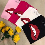 Redlips glitter t-shirt / imported glitter t-shirt