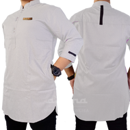 Baju Koko Pria Dewasa Terbaru Lengan 3/4 Bahan Katun Madinah Premium Kualitas Impor Terbaik Made In
