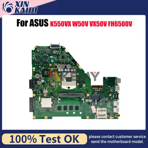 X550VC Laptop Motherboard For ASUS VivoBook FH6500V X550VXK VX50V FH5900 X550VX K550VX W50V X550V No