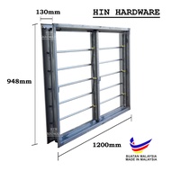 HIN [1 Unit Per Order] SIRIM Metal Window Frame 6D2L 7D2L 8D2L EG 0.8mm x 130mm x 42mm / Frame Nako