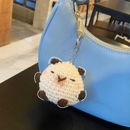 GANTUNGAN Capybara Keychain - Capybara Knitted Keychain