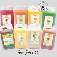 Toza Juice 5 liter juice buah siap minum (variant di keterangan)