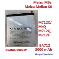 Meizu M6s battery Meizu M6s Meizu Meilan S6 M712C/M/Q M712Q M712H BA712  3000mAh  Bateri Batery