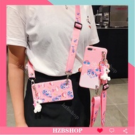 【Ready Stock】Casing Realme C17 C15 C12 C11 C3 C2 C1 Realme 5 5i 5s 6i 7 7i 2Pro U1 case soft cover for OPPO Reno Z 3 R17 R15 AX7 Pro R11S R11 R9S Cartoon cute unicorn Shoulder strap silicone TPU soft Shockproof phone case