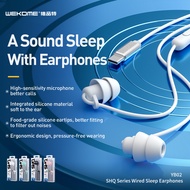 WEKOME WK DESIGN SHQ SERIES YB02 Wired Sleep Earphone For Lightning / Type C / AUX 3.5mm Handsfree S