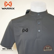 WARRIX เสื้อโปโล คอจีน WA-3329 สีเทาเข้ม EE วาริกซ์ วอริกซ์ ของแท้ 100%