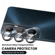 Alloy Metal Lens Glass Ring Cover For Realme C65 4G 2024 9H Back Camera Protector Cover RealmeC65 Rr