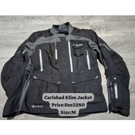 Full Klim Carlsbad Jacket Stealth Black & Klim Carlsbad Stealth Black Pant