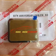 Toyota 50TH / 50TH anniversary Logo Emblem 100% Original