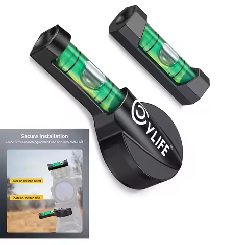 CVLIFE Scope Level Scope Leveling Kit with Magnetic Bases High Visibility Bubble Level for Optics Ac