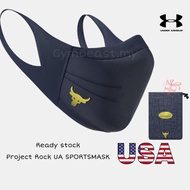 Under Armour Project Rock UA SPORTSMASK Face Mask Fabric Penutup Muka kain The Rock Washable Facemas