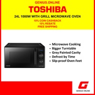 TOSHIBA 24L 1000W with Grill Microwave Oven MW2AG24PF(BK)