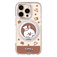 (MagSafe) เคส iPhone ของแท้100% Line Friends สำหรับ IPhone16 16เคส16pro Magsafe เคสใส15pro 15Promax