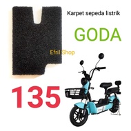 Karpet sepeda motor listrik GODA 135 golden honey 