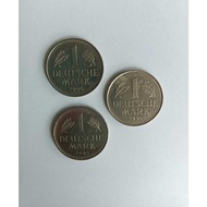 Old Coins Collection/Foreign - Germany ( Pre-Euro ) - Unique Set x 3 Coins - 1 Deutschmark ( DM ) - 