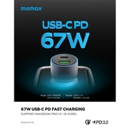 Momax MoVe Dual Port Car Charger 67W 2-in-1 Essential 67W Fast Car Charger