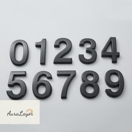 [AuraLayor] 3.9-inch Abs Door Plate Electroplated Digital Number Signage Hotel Hotel Street Digital 