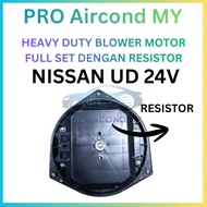 Nissan UD 24V (CD5/CD4) Blower Motor c/w Electric Panel Regulator