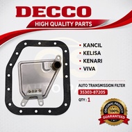 DECCO KANCIL , KELISA , KENARI , VIVA AUTO TRANSMISSION FILTER 35303-87205 AUTO FILTER