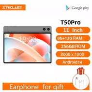 Teclast T50Pro Android 14 MTK G99 Tablet 11" 2000x1200 IPS T50 Pro 8GB RAM 256GB ROM 4G LTE 8000mAh 18W PD Fast Charging GPS