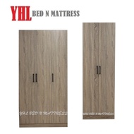 YHL Cheapest 2 Feet 2 Doors / 3 Feet 3 Door Wardrobe (Free Installation)