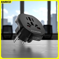 ESSAGER Universal Travel Adapter Multi Port UK EU USA AUS 2500W 250V - WL-09