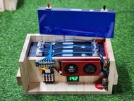 12v 100ah (ของใหม่มือ1) แบตลิเธียม สีฟ้าลูกแบนยาว 3.2v 4s ครบชุด BMS DALY 100A แบตเตอรี่ LiFePo4 ใส่