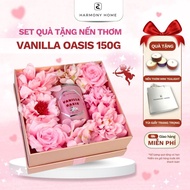 Vanilla Oasis Scented Candle Gift [A] Harmony Home: Meaningful Birthday Gift, March 8, February 14, 