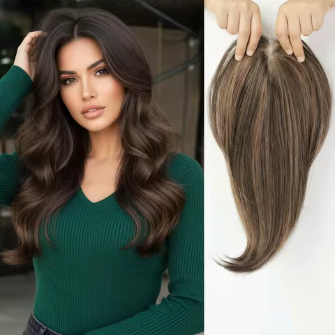 Wholesale Hot Seller 100% Human Hair Topper | Clip-in Hairpiece | Fast Moving Item | Priority Shippi