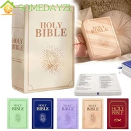 SOMEDAYMX Bible Throw Pillow, Sofa Cushion Plush Toy Bible Pillow, Children Gift 33*22cm Realistic L