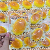 Rlhomard Sugar Squishy Mini Cheesecake Slow Rebound Pinch Decompression Vent Toy Squishy Decompressi