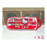 日本帶回 SKATER 三麗鷗 Hello Kitty 正版授權 餐具組 三件式 湯匙 筷子 叉子 環保餐具組 日本製造 兒童餐具 抽屜式 滑蓋 不鏽鋼