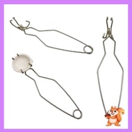 SIY Melting Crucible Dish Whip Tongs for Melting Silver Gold Ceramic-Crucible