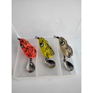 3 pcs Softfrog 3.5cm Soft Frog Soft Plastic Package with Bonus Box