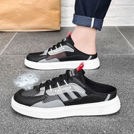 MIKEJIE King Size Mens Loafers 39-47 Size 2023 Summer Breathable Semi-support Shoes Athleisure Shoes