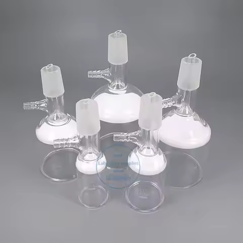 1Piece 30ml To 1000ml Glass Sand Core Filter Funnel with 19#/24# Standard Joint Laboratory Filter Un