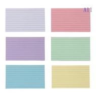 All Colorful Indexcard Note Paper 50 Sheets Lined 3x5Inch Study Card Note Card Small Ruled Notecards