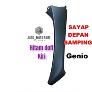 Cover R L sayap samping tebeng body depan honda Genio K0J Hitam glossy Hitam doff kanan atau kiri no