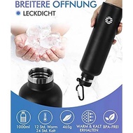 FJBOTTLE Stainless Steel Insulated Water Bottle Premium Bottle 1000ml FREE BAG + HT BRUSH