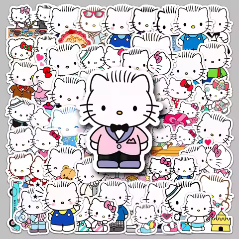 Hello Kitty Puzzle Stickers: Interactive, Waterproof Stickers